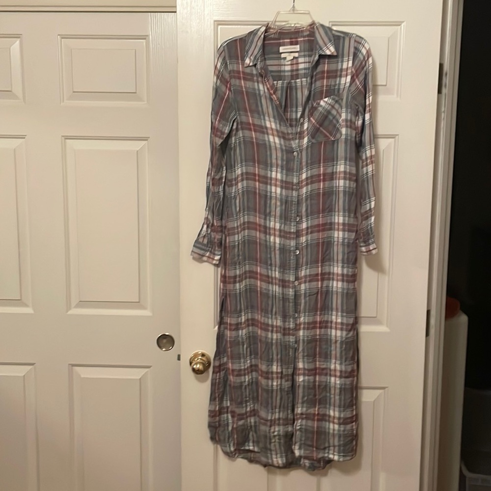 Plaid Tunic